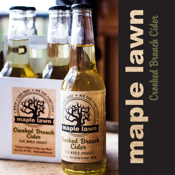 Crooked Branch Hard Cider from Maple Lawn Winery - Maple Lawn Farms (York County, PA)