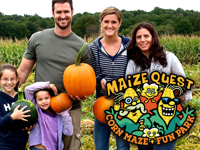 Pumpkin picking at the Pumpkin Patch at Maple Lawn Farms (York County, PA)