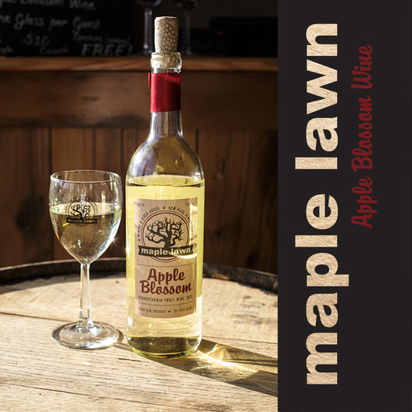 Apple Blossom fruit wine from Maple Lawn Winery - Maple Lawn Farms (York County, PA)