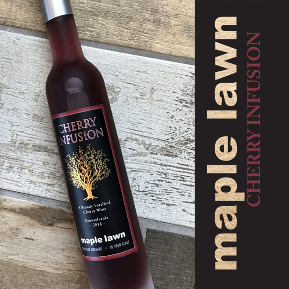 Cherry Infusion fruit wine with brandy from Maple Lawn Winery - Maple Lawn Farms (York County, PA)